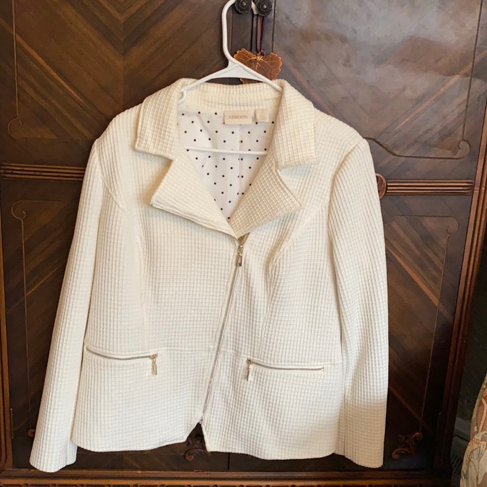 Winter White Versatile Chico’s Blazer - image 1
